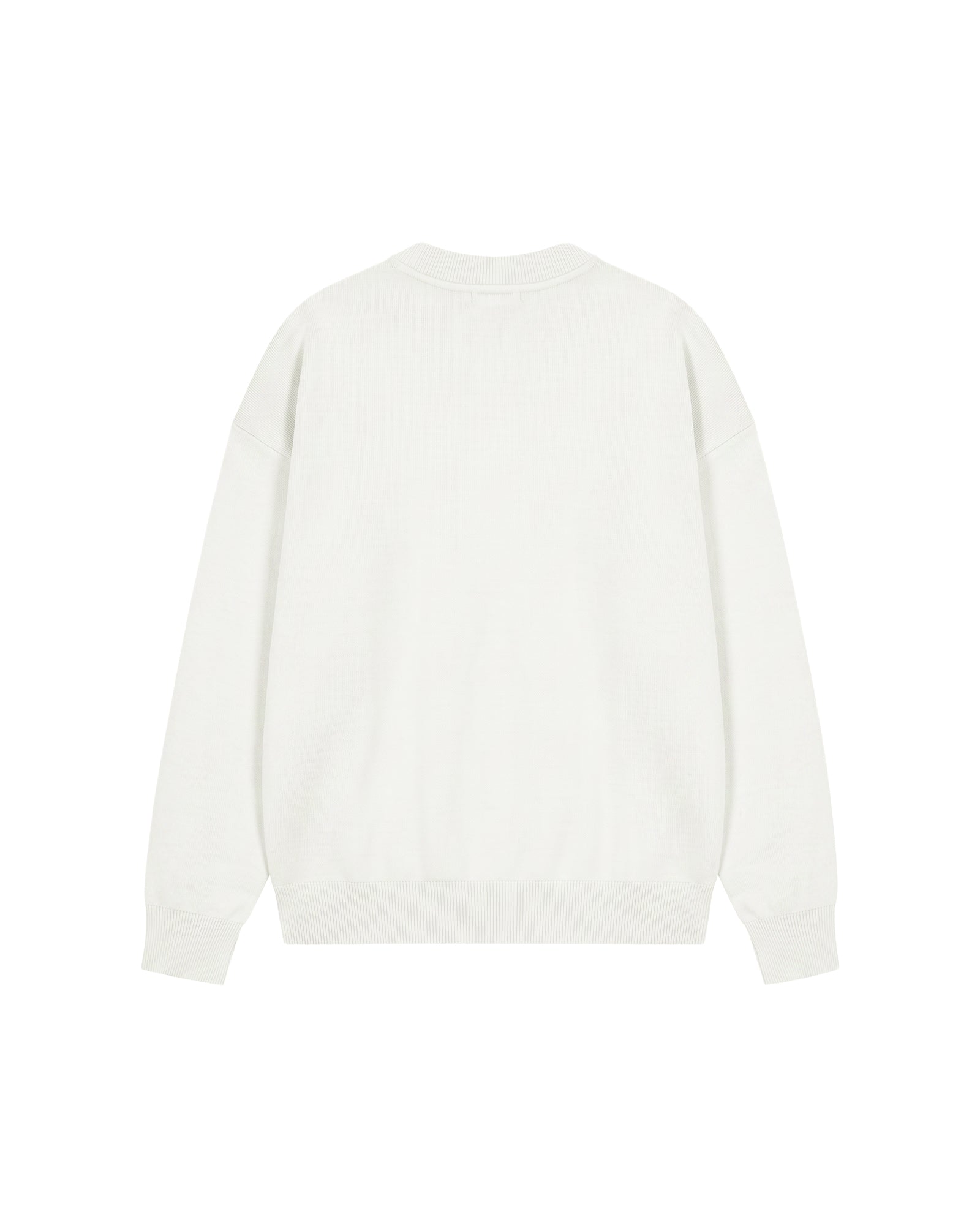 Malelions Junior Knitted Script Sweater | Off-White