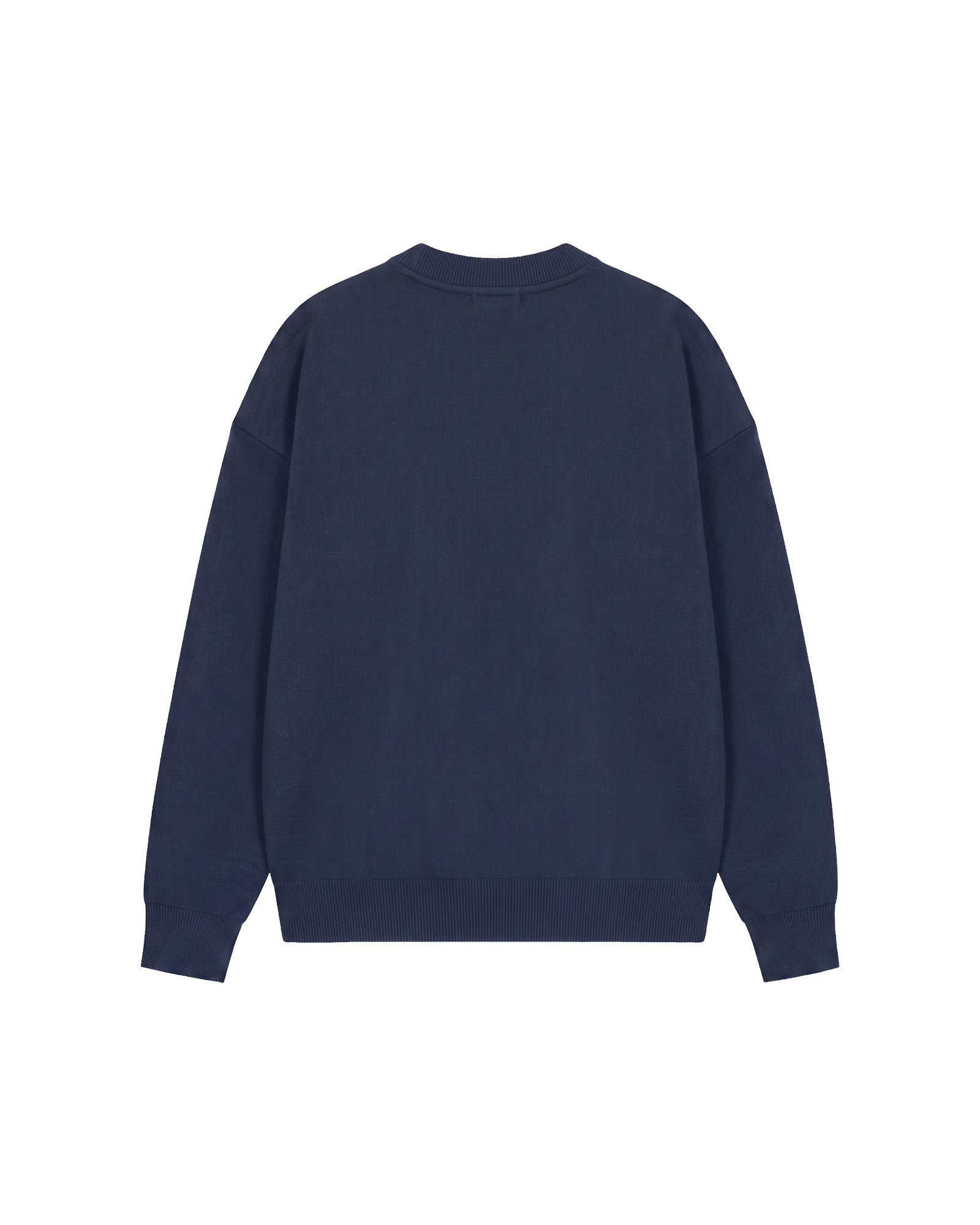 Malelions Junior Knitted Script Sweater | Navy
