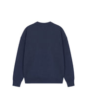 Malelions Junior Knitted Script Sweater | Navy