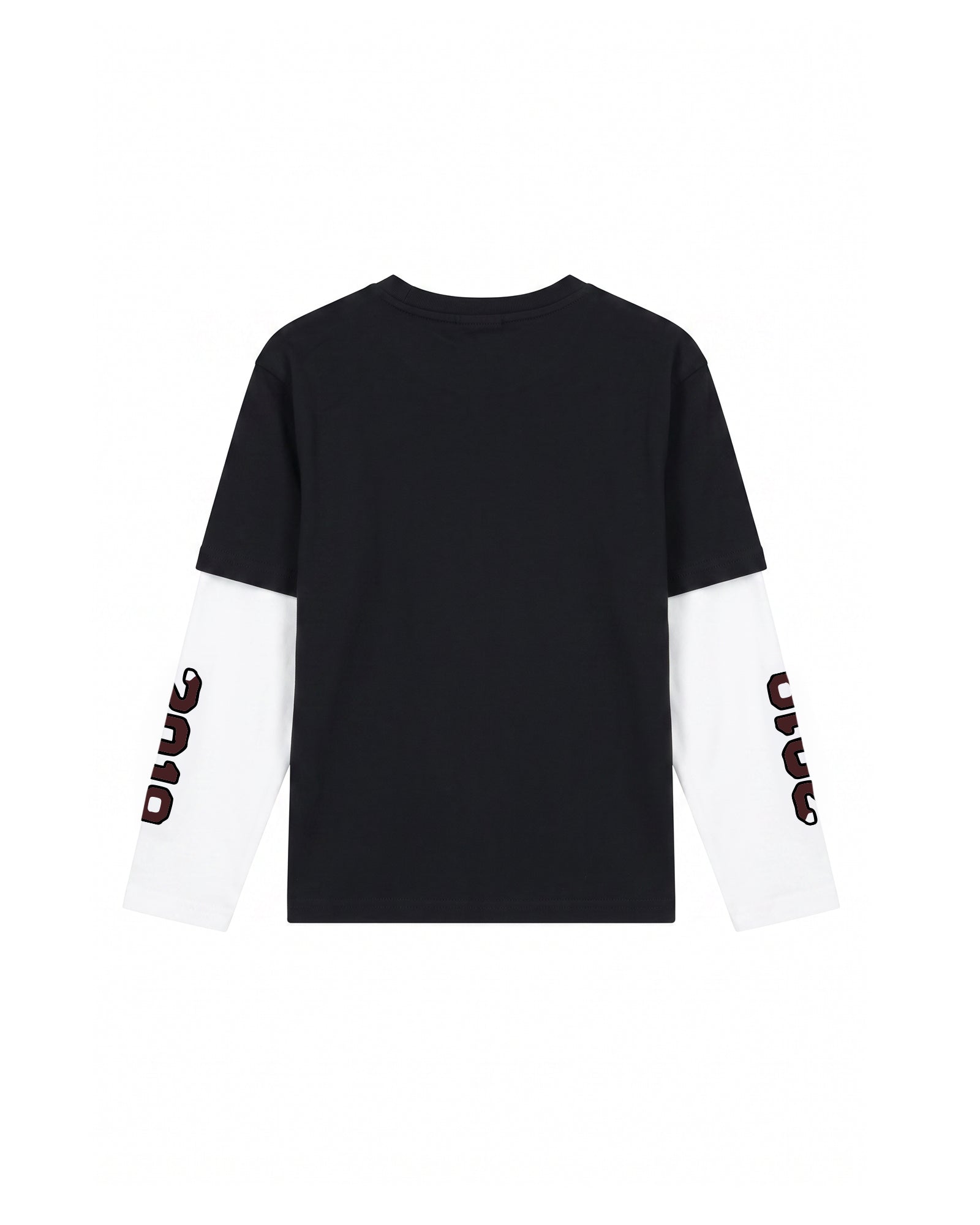 Malelions Junior College Double Layered Longsleeve T-Shirt | Black