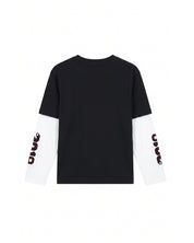 Malelions Junior College Double Layered Longsleeve T-Shirt | Black