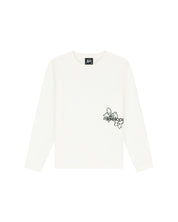 Malelions Junior Relaxed Flower Longsleeve T-Shirt | Off-White