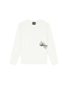  Malelions Junior Relaxed Flower Longsleeve T-Shirt | Off-White