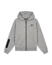 Malelions Junior Counter Hooded Vest | Grey Melange