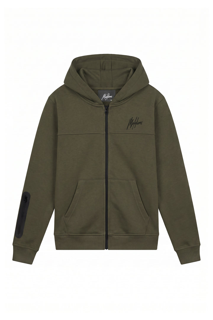 MJB50026027_43025_Malelions_Junior_Counter_Hooded_Vest_Dark_Olive_Front.jpg