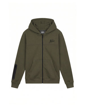 Malelions Junior Counter Hooded Vest | Dark Olive