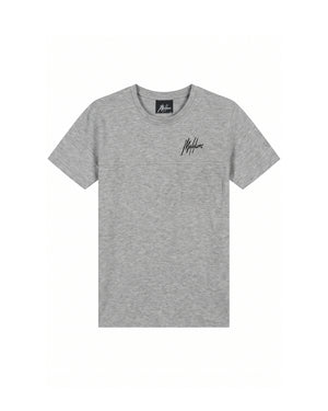 Malelions Junior Counter T-Shirt | Grey Melange