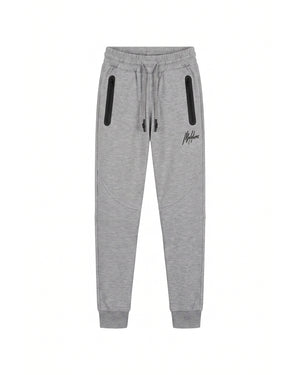 Malelions Junior Counter Trackpants | Grey Melange