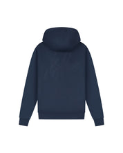Malelions Junior Striped Signature Hoodie | Navy