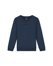 Malelions Junior Striped Signature Sweater | Navy