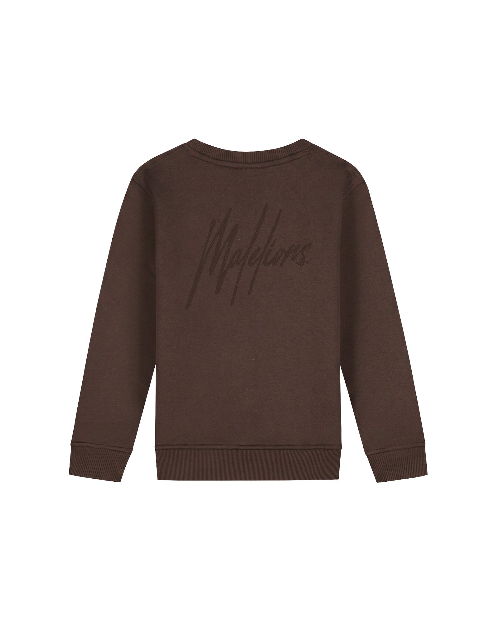 Malelions Junior Striped Signature Sweater | Brown