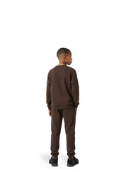 Malelions Junior Striped Signature Sweater | Brown
