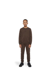 Malelions Junior Striped Signature Sweater | Brown