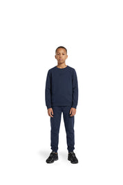 Malelions Junior Striped Signature Sweater | Navy