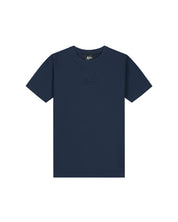 Malelions Junior Striped Signature T-Shirt | Navy