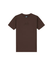 Malelions Junior Striped Signature T-Shirt | Brown