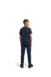 Malelions Junior Striped Signature Sweatpants | Navy