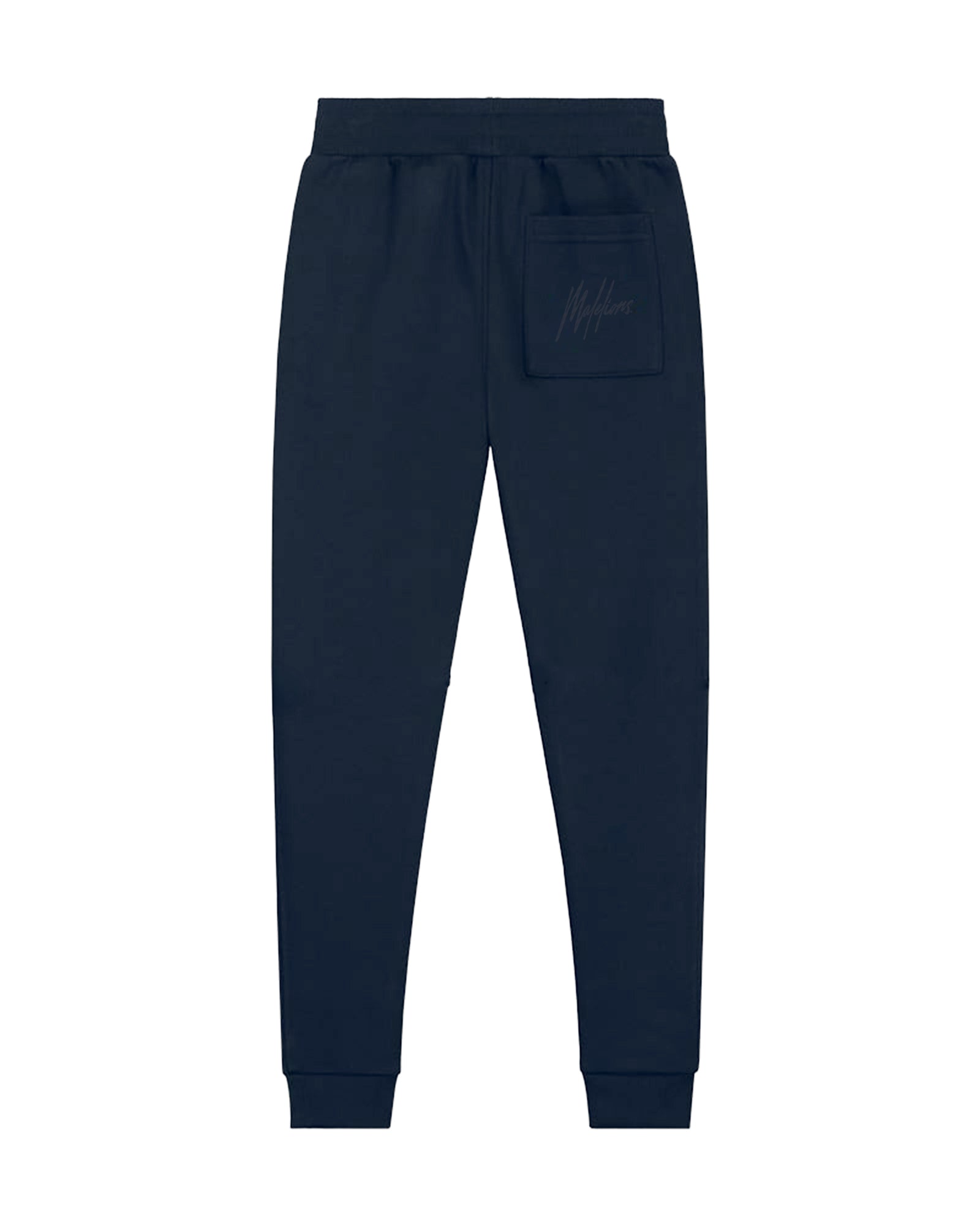 Malelions Junior Striped Signature Sweatpants | Navy