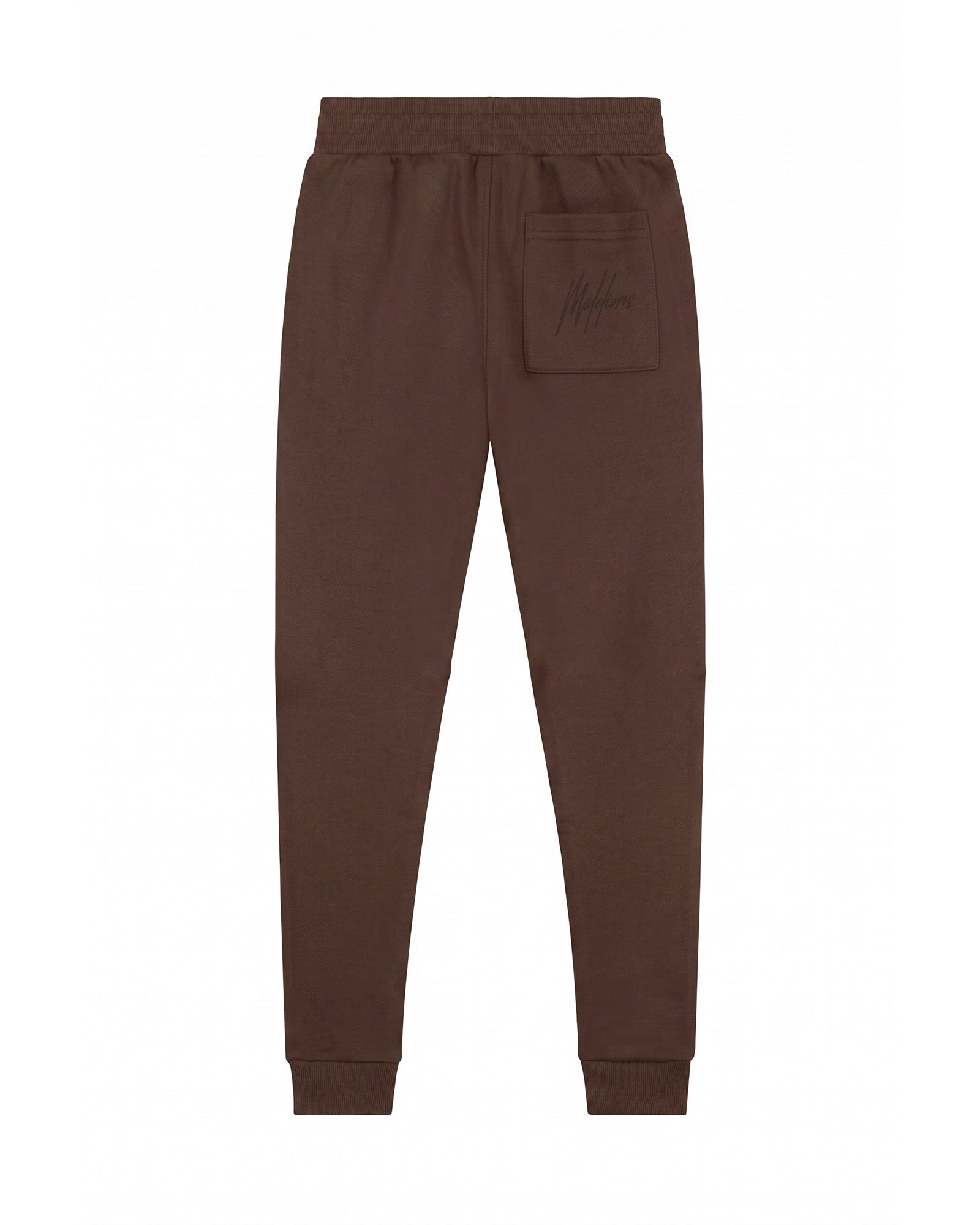Malelions Junior Striped Signature Sweatpants | Brown