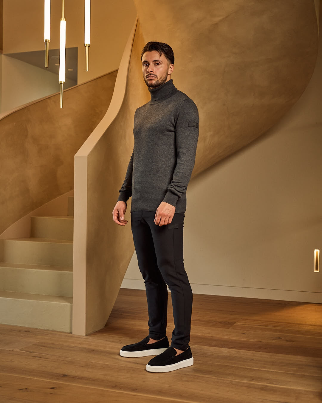 Black Turtleneck Sweater Outfit Men Blazer Mens Turtleneck Sweater