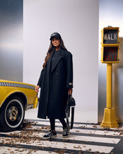 Malelions Women Signature Coat | Black