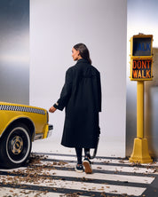 Malelions Women Signature Coat | Black