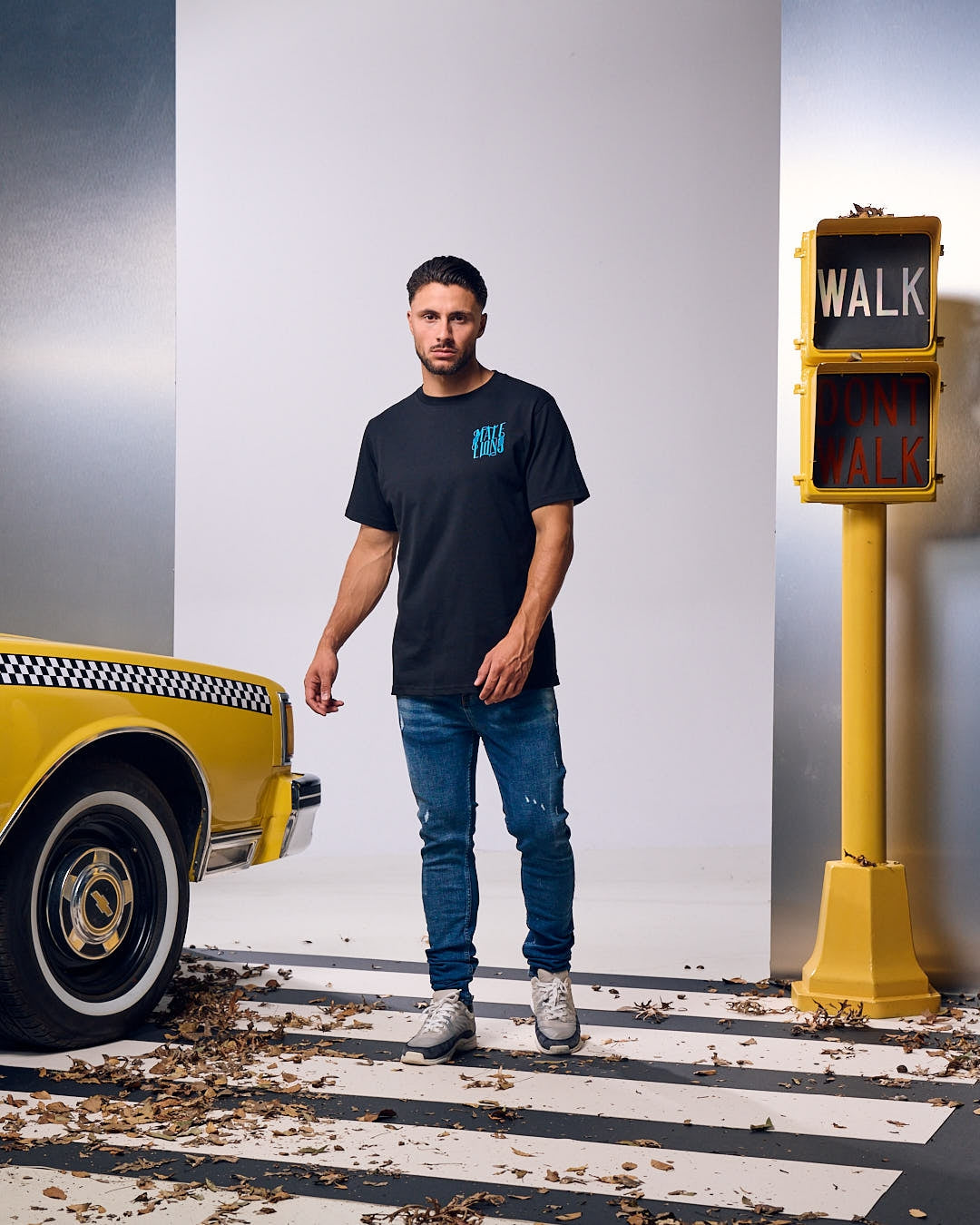 Malelions Men New York T-Shirt | Black