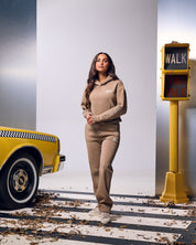 Malelions Women Hailey Hoodie | Taupe