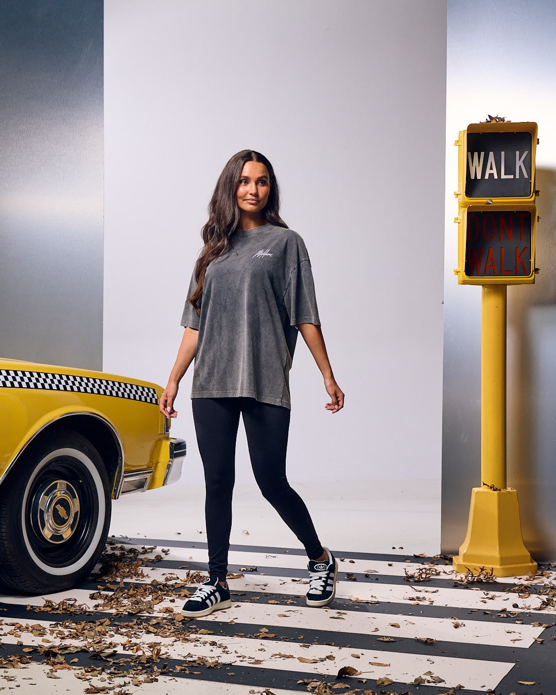 Malelions Women Manhattan T-Shirt | Acid Wash