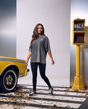 Malelions Women Manhattan T-Shirt | Acid Wash