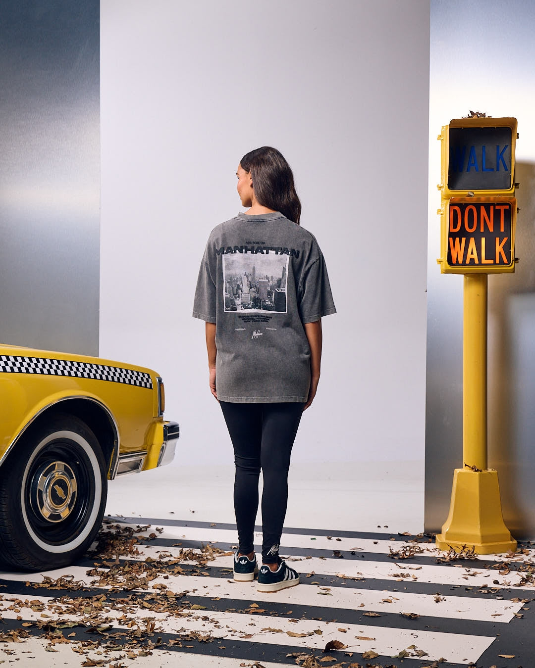 Malelions Women Manhattan T-Shirt | Acid Wash