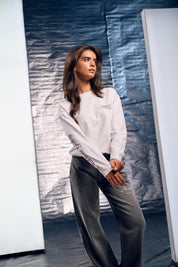 Malelions Women Gallery Longsleeve T-Shirt | White