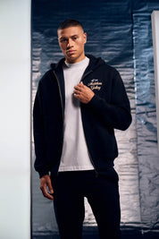 Malelions Men Gallery Zip Hoodie | Black