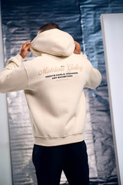 Malelions Men Gallery Zip Hoodie | Off-White