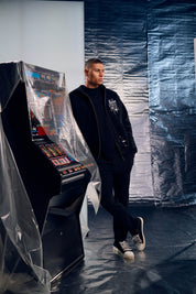 Malelions Men Painter Zip Hoodie | Black