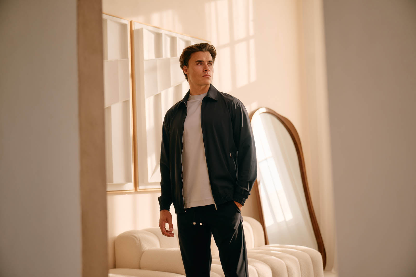 Malelions Men Technical Chino | Navy