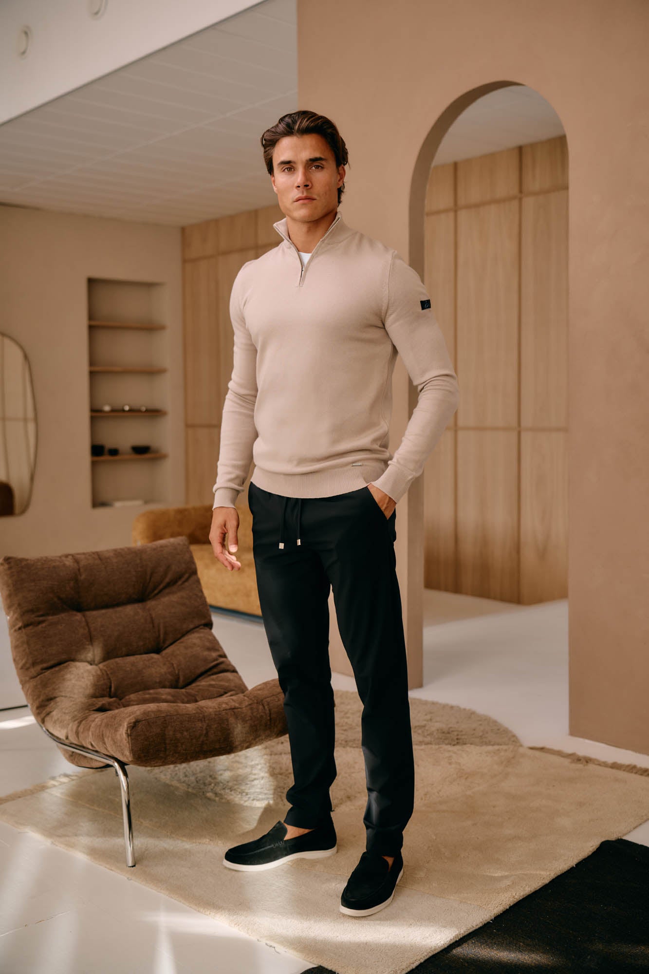 Malelions Herren-Slipper mit niedrigem Schaft | Schwarz