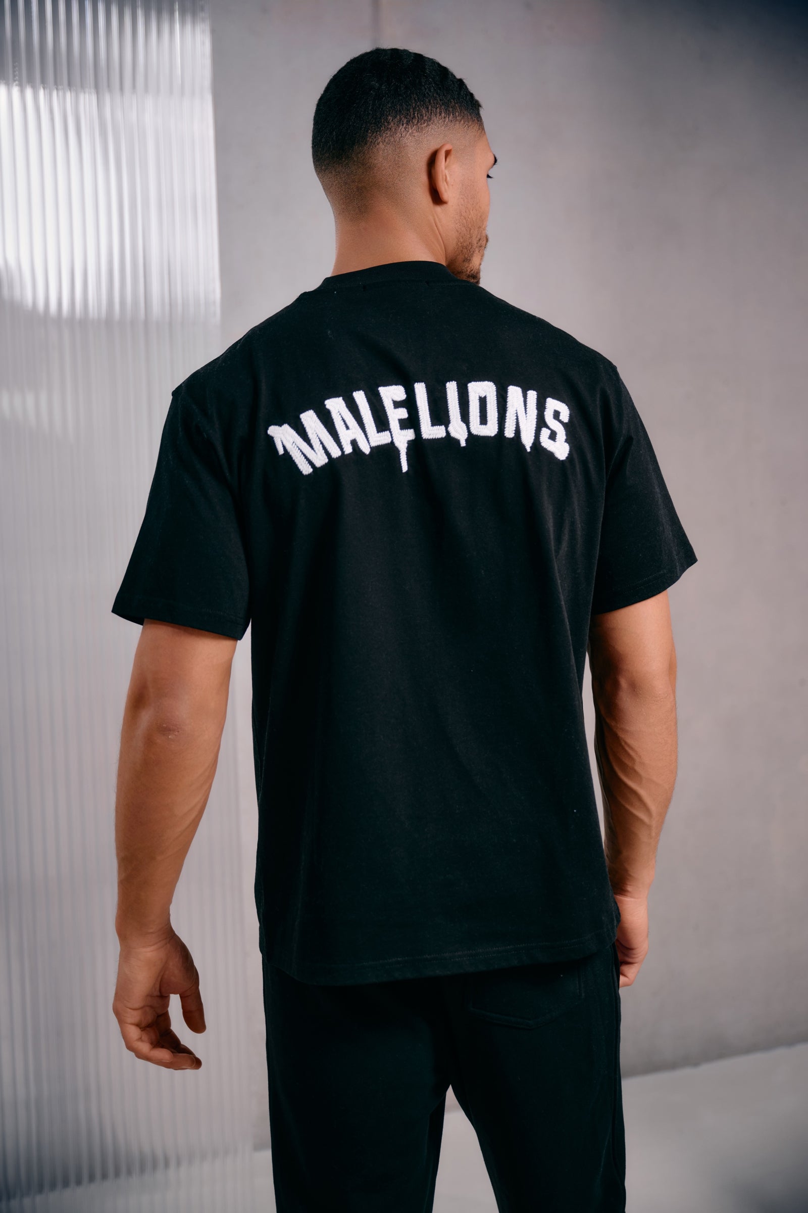 Malelions Men Graffiti T-Shirt | Black