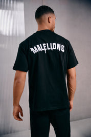 Malelions Men Graffiti T-Shirt | Black