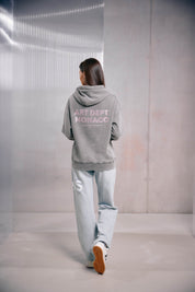 Malelions Women Rhinestone Hoodie | Acid Wash