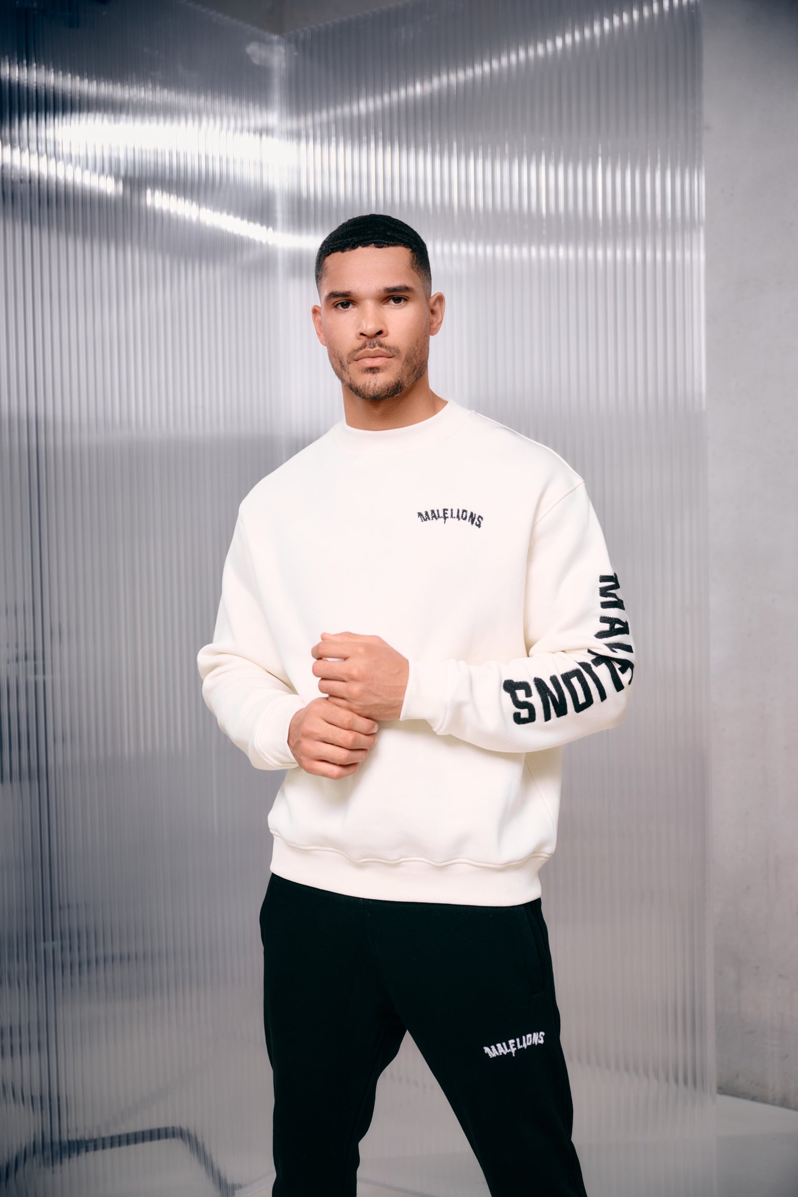 Malelions Men Graffiti Sweater | Off-White