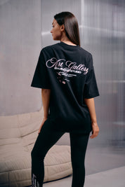Malelions Women Collectors Oversized T-Shirt | Black/Light Pink