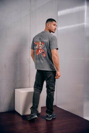 Malelions Men Angel T-Shirt | Acid Wash