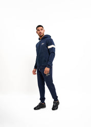 Malelions Men Captain Zip Hoodie | Navy