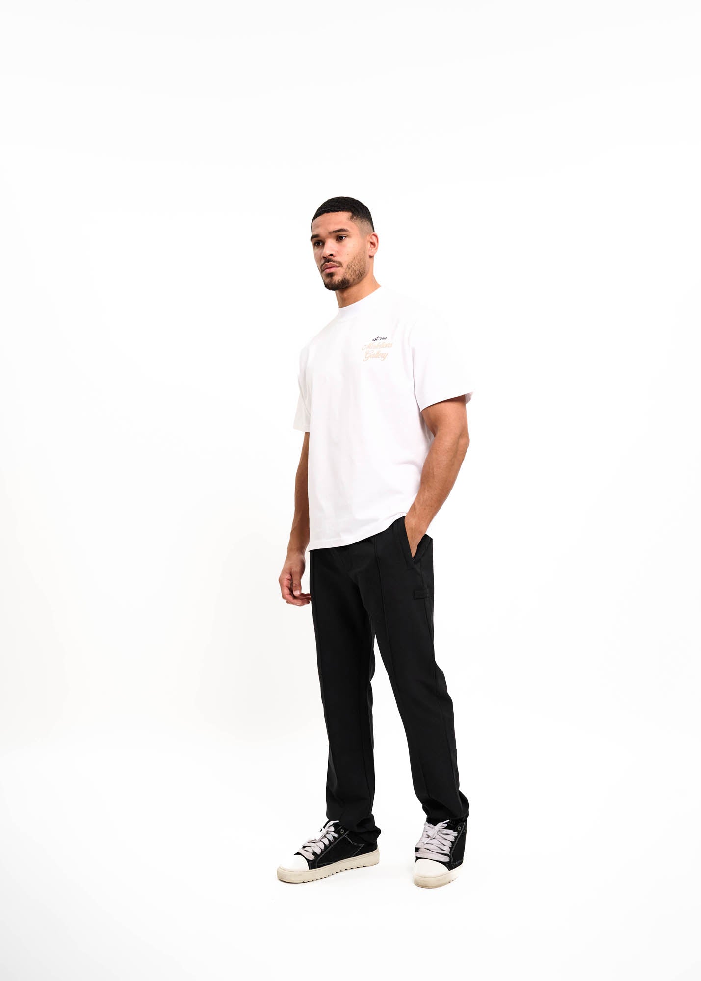 Malelions Men Gallery T-Shirt | White