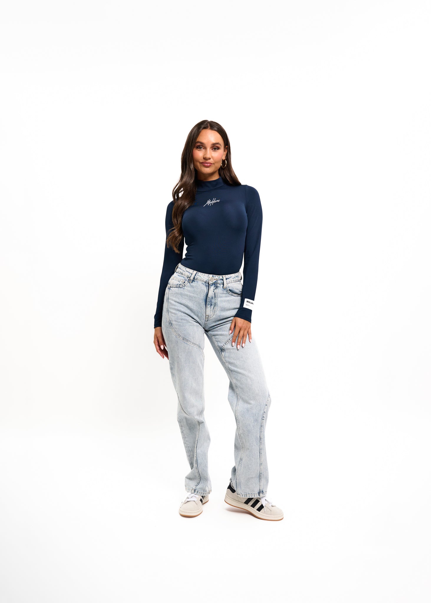 Malelions Women Label Bodysuit | Midnight Blue