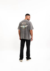 Malelions Men Grand Prix T-Shirt | Acid Wash
