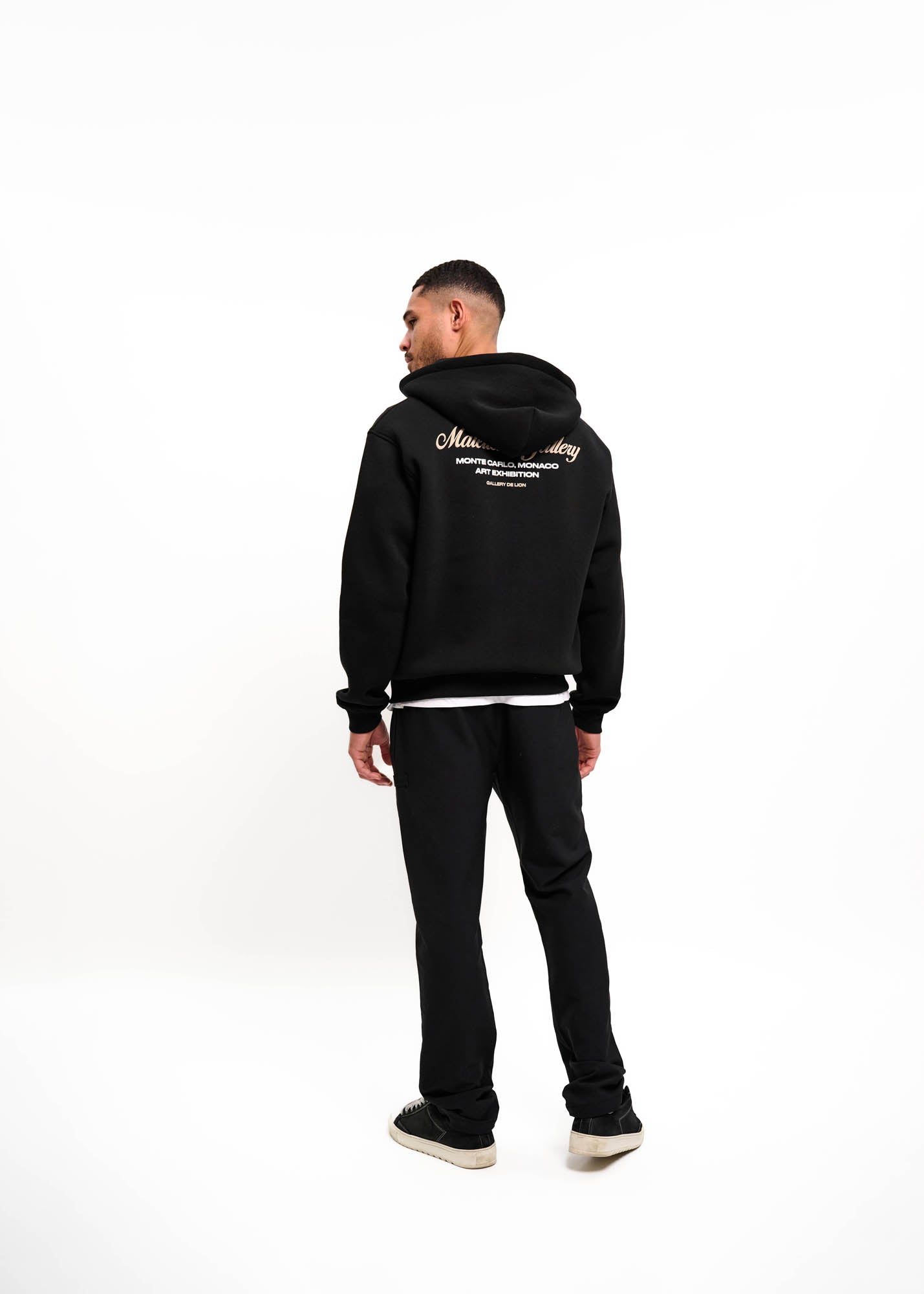 Malelions Men Gallery Zip Hoodie | Black