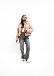Malelions Women Signature Puffer Jacket | Clay