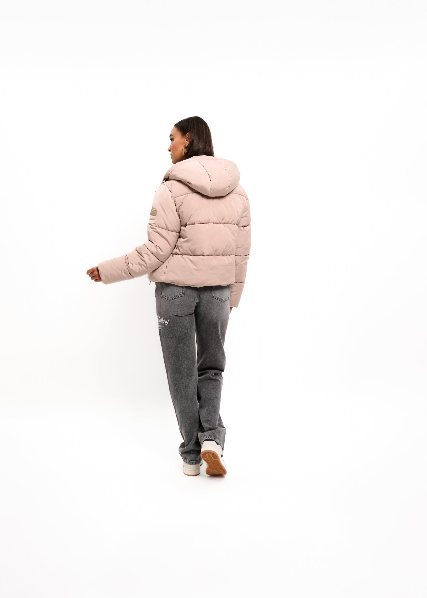 Malelions Women Signature Puffer Jacket | Clay